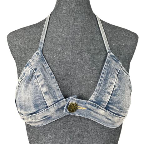 Jean Bikini With Belt Denim Bikini Set Thong With Jeans Shorts And Bra For Beach Buy Denim