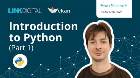 Introduction To Python Part 1 Youtube