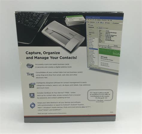 CardScan Executive V8 Pass Through Scanner For Sale Online EBay