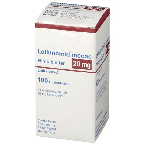 Leflunomid Medac Mg St Mit Dem E Rezept Kaufen Shop Apotheke