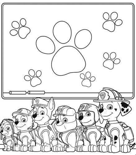 Personajes De Paw Patrol Para Colorear Y Pintar COLOREA TUS DIBUJOS