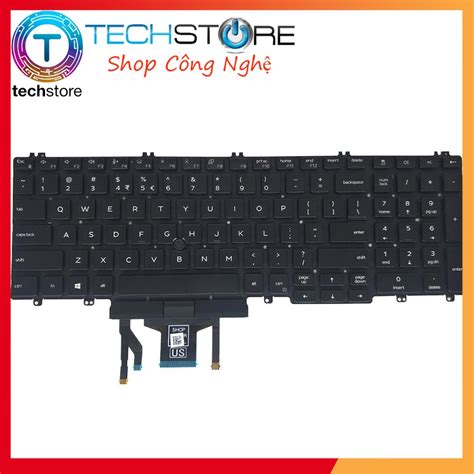 Bàn Phím Laptop Dell Latitude 5500 5501 5510 5511 Precision 3500 3501 3540 3541 Gen 9 CÓ ĐÈn