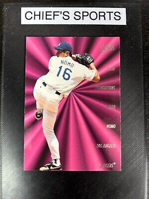 1996 Fleer Ultra Fresh Foundations HIDEO NOMO 8 Los Angeles Dodgers