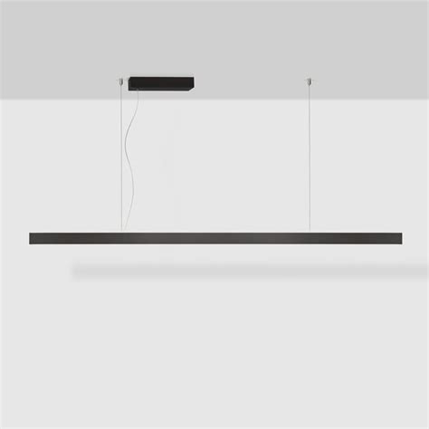 Line Linear Led Pendant Lamp Up Down Black Lightinova