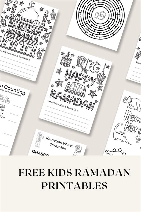 Free Ramadan Printables - Hana's Happy Home