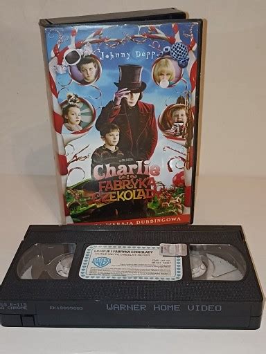 Charlie i fabryka czekolady VHS UNIKAT z ZĄBKIEM Lwówek Śląski