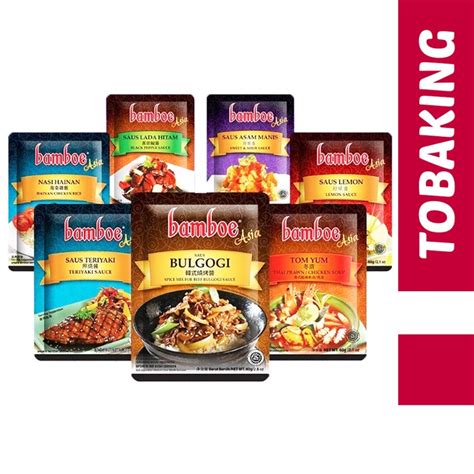 Jual Bamboe Bumbu Instan Masakan Asia Tom Yum Hainan Teriyaki Bulgogi