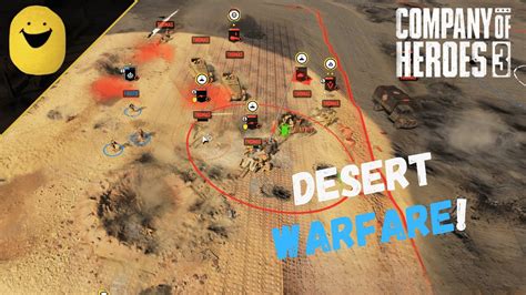 DESERT WARFARE Company Of Heroes 3 3vs3 Multiplayer British