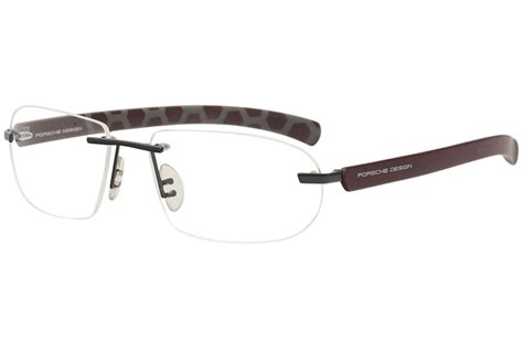 Porsche Design Mens Eyeglasses P8166 P8166 Half Rim Titanium Optical Frame