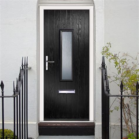 External Virtuoso Chapleton A3 Composite Door Shown In Black