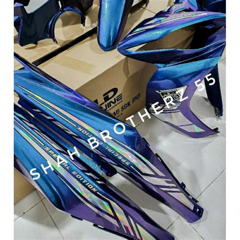 COVERSET LAGENDA 115FI CARB 2 TONES RAINBOW CHROME Shopee Malaysia