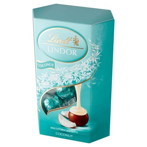 Lindt Lindor Pralinki Z Czekolady Mlecznej Z Nadzieniem Kokosowym G