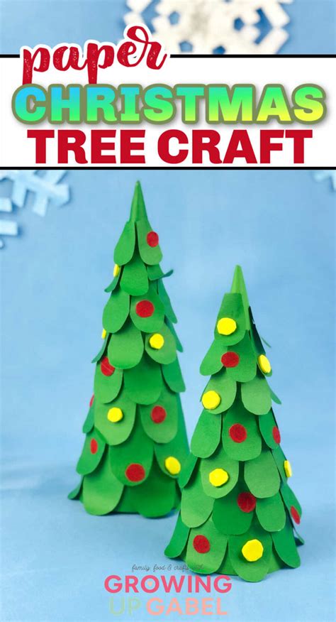 Paper Christmas Tree Craft