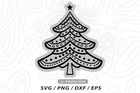 Christmas Tree Svg Vector, Christmas Svg Graphic by Ya_Design Store · Creative Fabrica