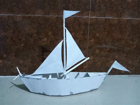 Boat made by Cardboard | Diy boat, Crafts, Cardboard