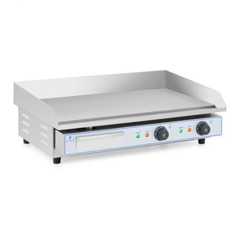 Plancha El Ctrica Fry Top Doble X Mm Royal Catering Flat