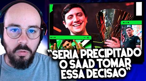 SPACCA COMENTA SOBRE A SAÍDA DO SAADHAK DO TIME DA LOUD YouTube