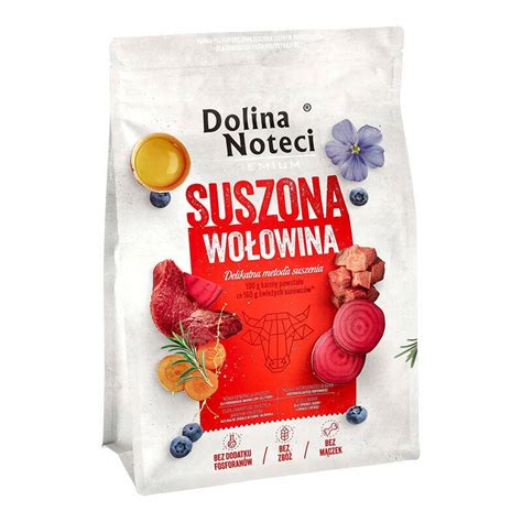 Karma suszona karma sucha dla psa Dolina Noteci Premium wołowina 3 kg