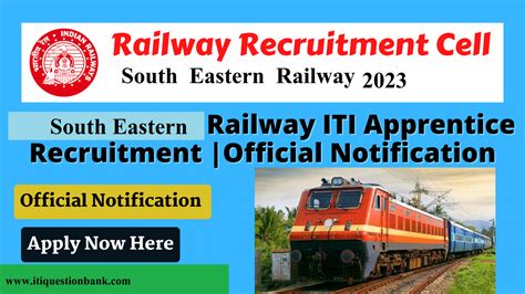 Iti Railway Apprentice 2023 RRC South Eastern Railway SER Act