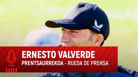 Ernesto Valverde Pre Athletic Club Valencia Cf I J Laliga