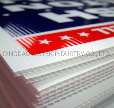 Printing Correx Signs Polypropylene Corex Sign Board - Corrugated Plastic Sheets and PP ...