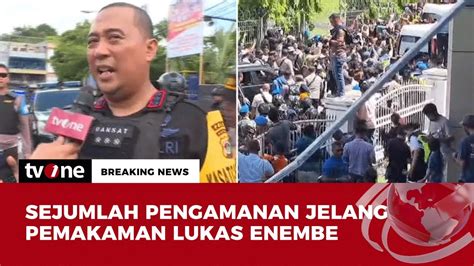 Breaking News Kericuhan Sempat Terjadi Ketika Jenazah Lukas Enembe