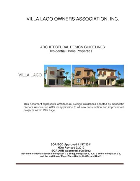 Pdf Architectural Design Guidelines Residential Home Properties