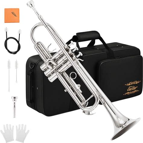 Eastar Trumpet B Flat Standard Student Bb Trumpet Instrument With 7c