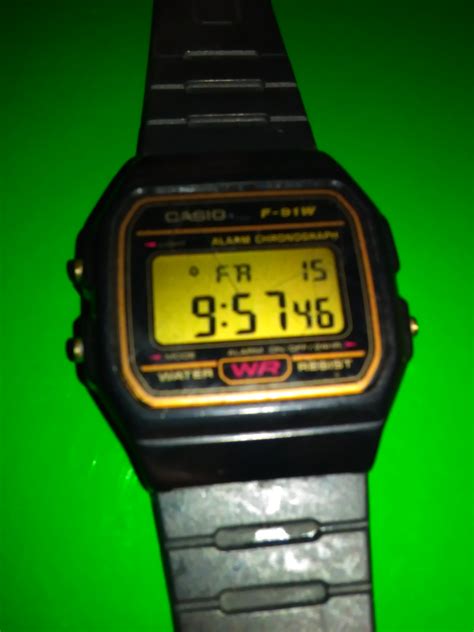 Casio F91w 1 Manual Min Klocka