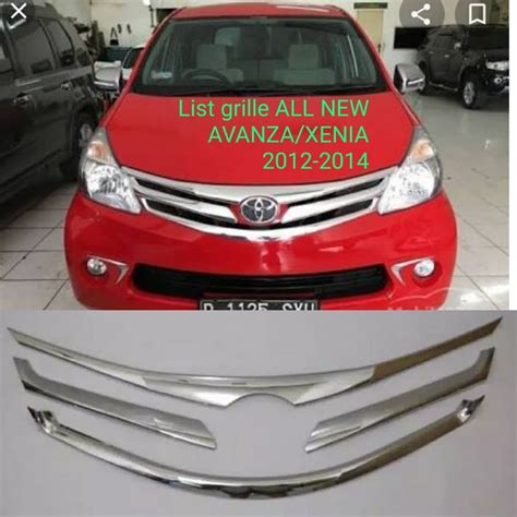 Jual Paket Lengkap Lis List Grill Mobil All New Avanza Xenia