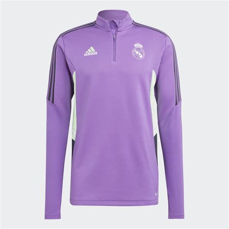 Real Madrid Condivo 22 Training Top Active Purple Football Shirt