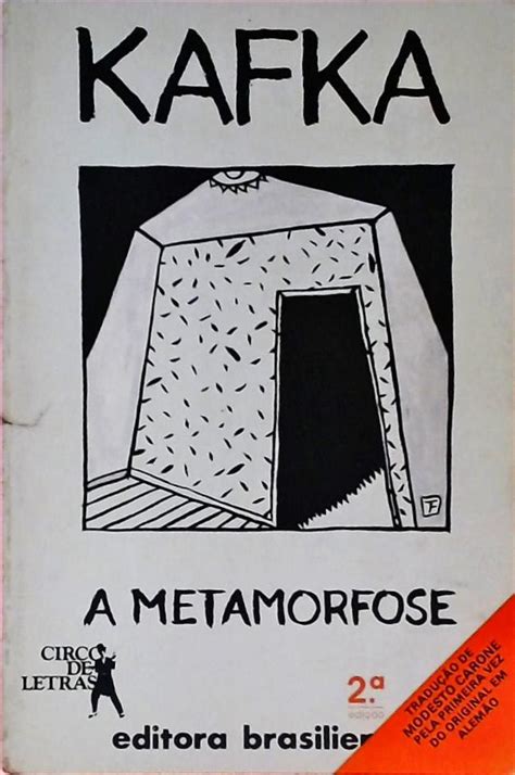 A Metamorfose Franz Kafka Traça Livraria E Sebo