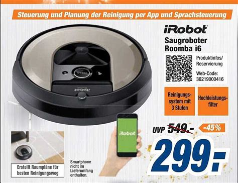 Irobot Saugroboter Roomba I6 Angebot Bei Expert 1Prospekte De