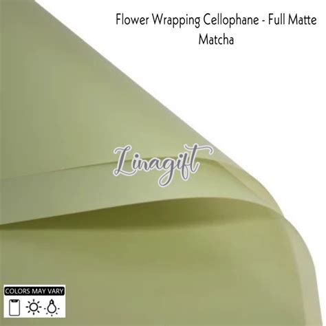 Jual Lembar Full Matte Color Flower Wrapping Paper Matte Gold