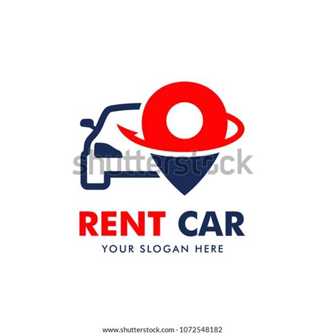 Rent Car Logo Design Vector Vetor Stock Livre De Direitos 1072548182