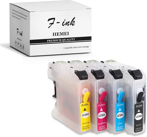 F Ink Full Refillable Ink Cartridge Replacment For Brother