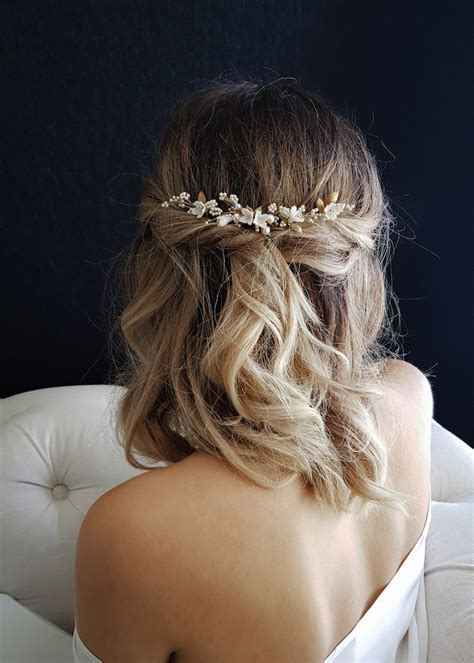 Beautiful Half Up Half Down Hairstyles For The Modern Bride Tania