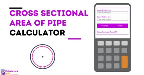 Cross Sectional Area Of Pipe Calculator Online