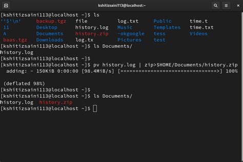 Comando Pv No Linux Exemplos Acervo Lima