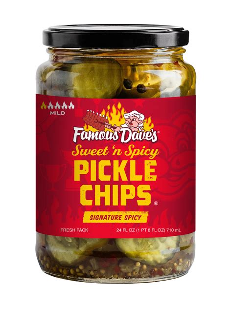 Famous Dave's Signature Spicy Pickle Chips - Shop Pickles & cucumber at H-E-B