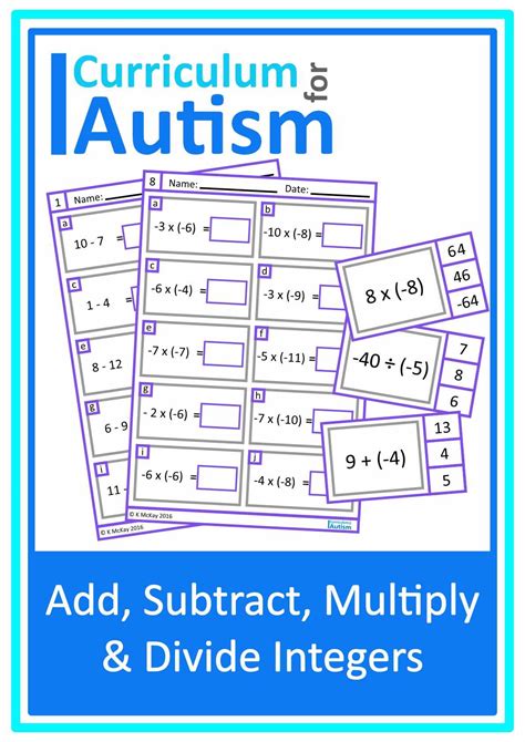 Pemdas Parenthesis Worksheets Autism Special Education Resource