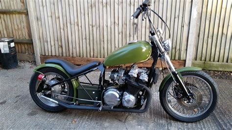 Honda Cb Bobber Chopper Hardtail Project Xs