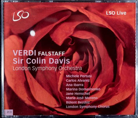 Falstaff By Giuseppe Verdi Sir Colin Davis The London Symphony