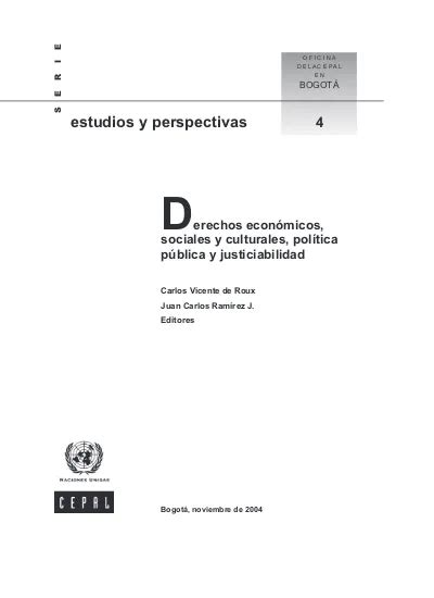 Justiciabilidad de la política económica Derechos económicos