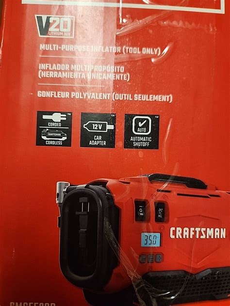 CRAFTSMAN CMCE520B V20 20V 20 Volt Lithium Ion Cordless Inflator TOOL