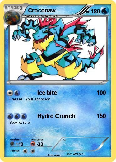 Pokémon Croconaw 101 101 Ice bite My Pokemon Card