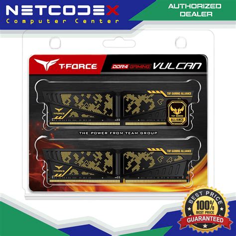 Netcodex.ph: TEAMGROUP T-Force Vulcan TUF Gaming Alliance 16GB Kit ...