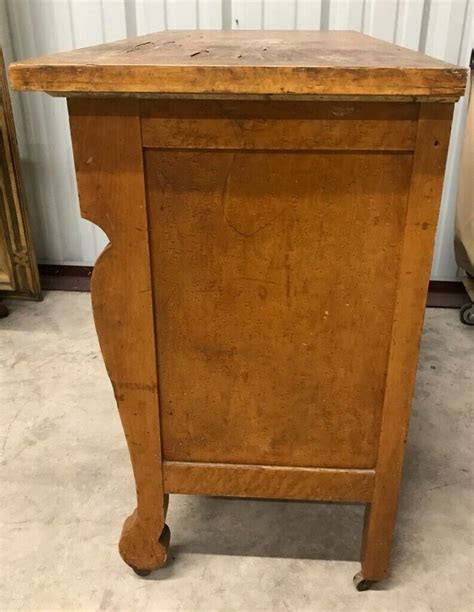 Antique Birdseye Maple Chest Of Drawers Dresser Ebay