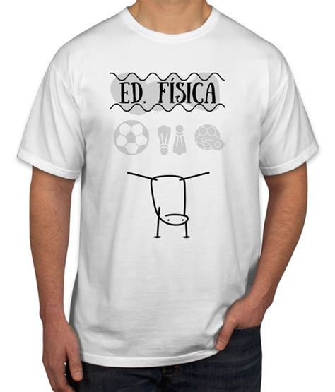 Camiseta Personalizada Estampa Educação Física Flork Elo7