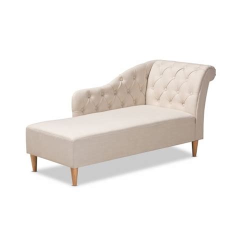 Baxton Studio Emeline Modern And Contemporary Beige Fabric Upholstered